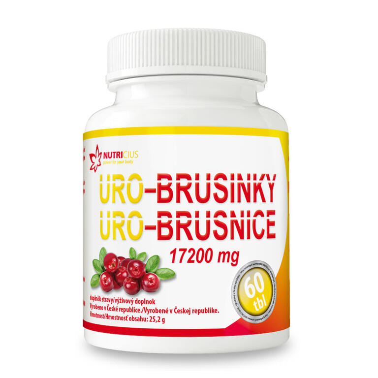 NUTRICIUS Uro-brusinky 60 tablet
