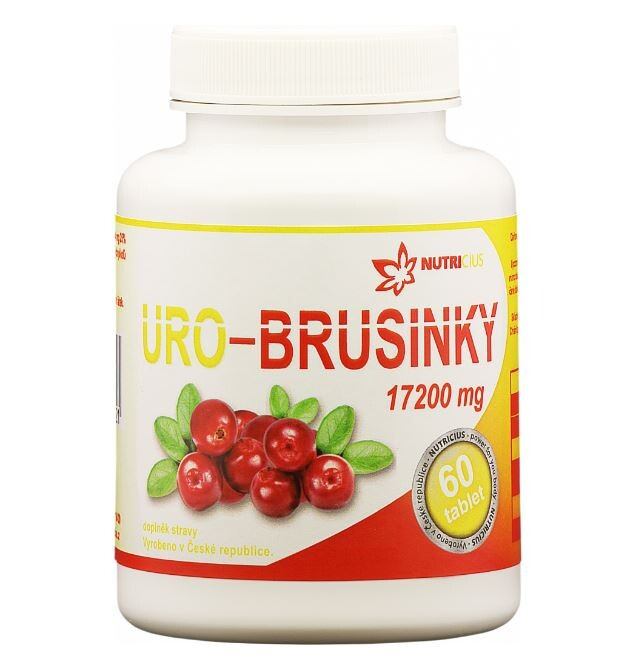 NUTRICIUS Uro-brusinky 60 tablet