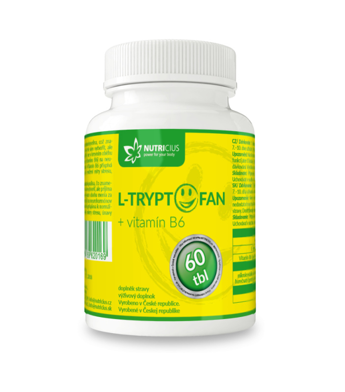 NUTRICIUS L-Tryptofan + vitamin B6 60 tablet