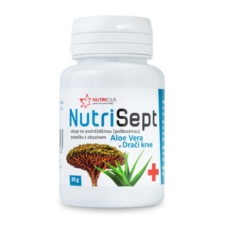 Nutricius NutriSept zásyp na podrážděnou pokožku 20 g