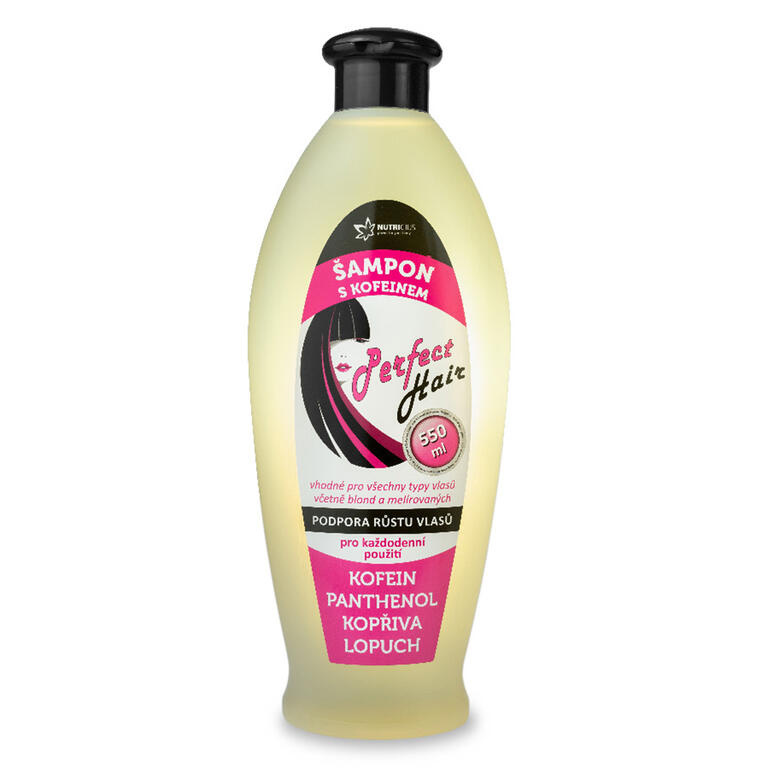 Nutricius Perfect HAIR kofeinový šampon 550 ml
