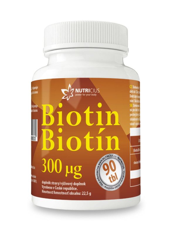 NUTRICIUS Biotin 300 mcg 90 tablet