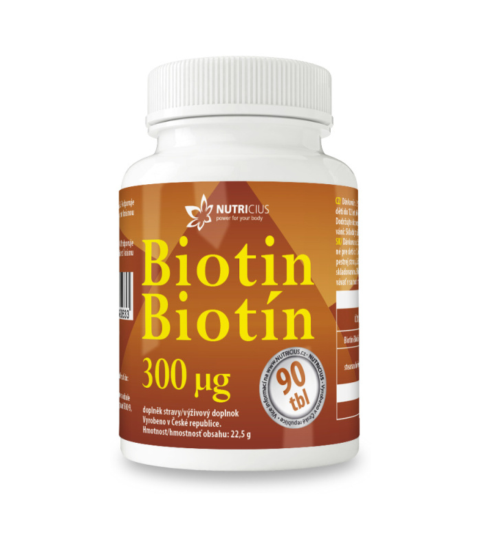 NUTRICIUS Biotin 300 mcg 90 tablet