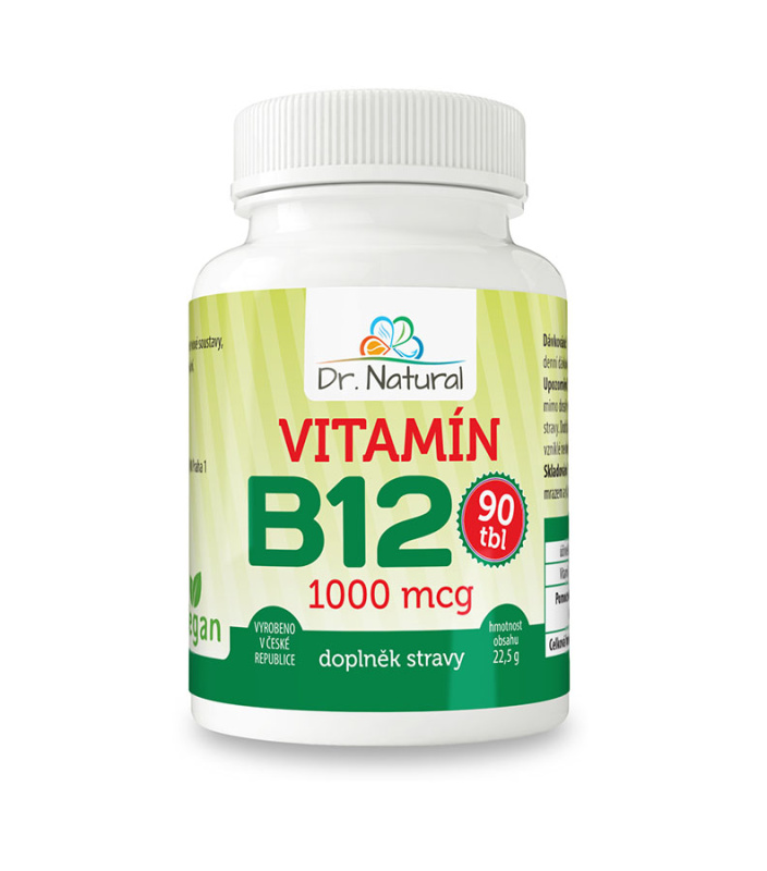 Dr. Natural Vitamín B12 1 000 mg 90 tablet
