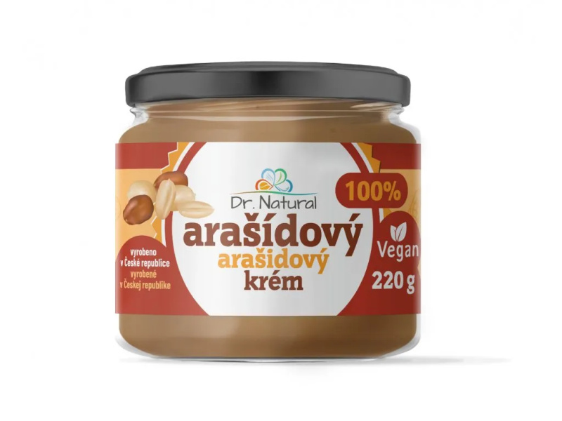 Dr. Natural Arašídový krém 100% 220 g