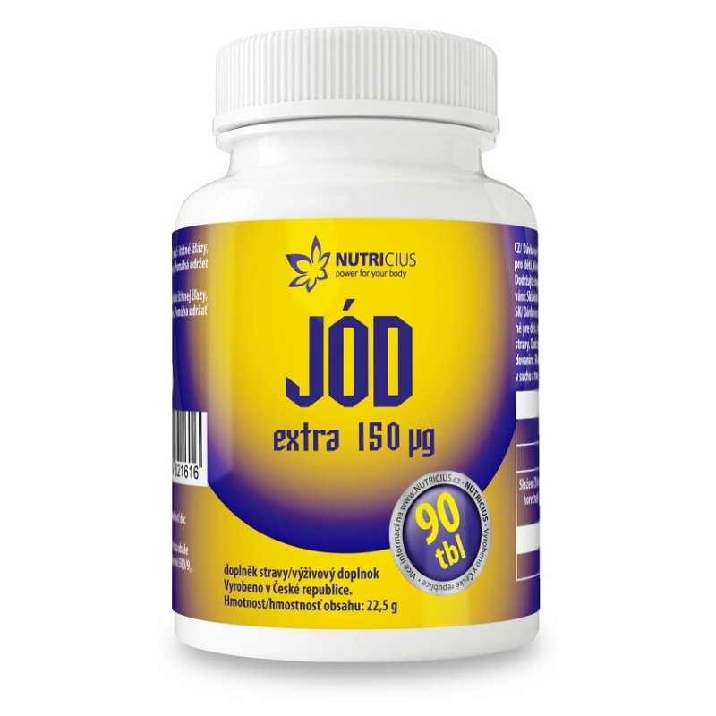 Nutricius Jód Extra 150 mcg 90 tablet