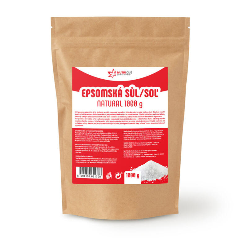 Nutricius Epsomská sůl NATURAL 1000 g