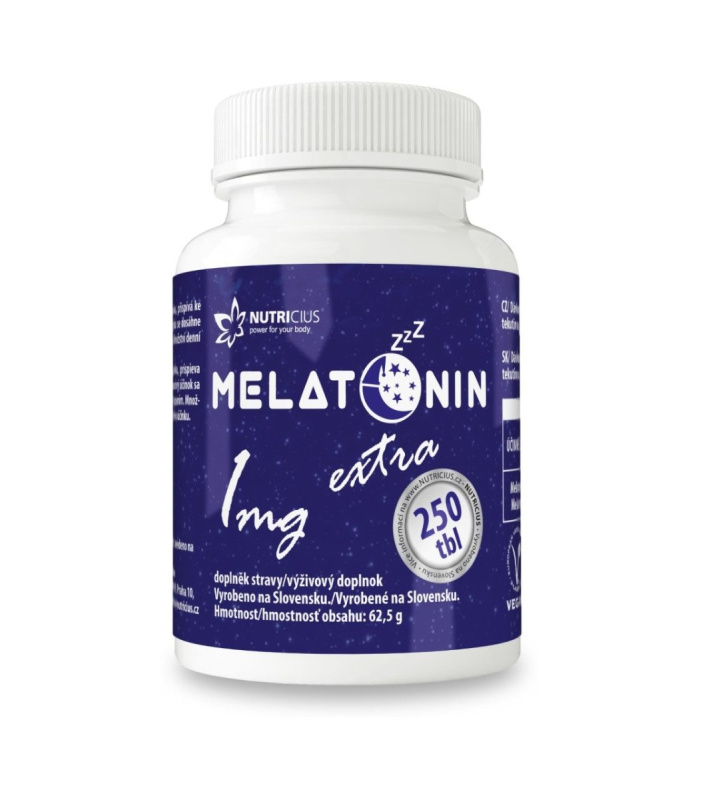 NUTRICIUS Melatonin 1 mg extra 250 tablet