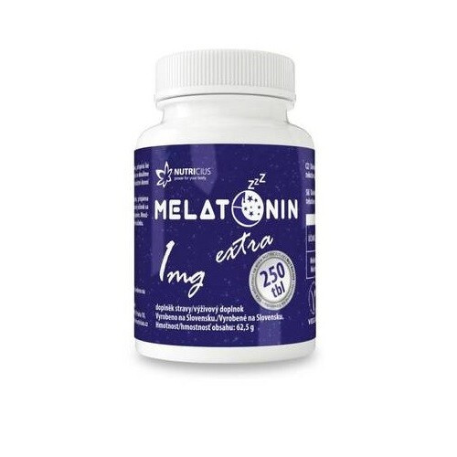 NUTRICIUS Melatonin 1 mg extra 250 tablet