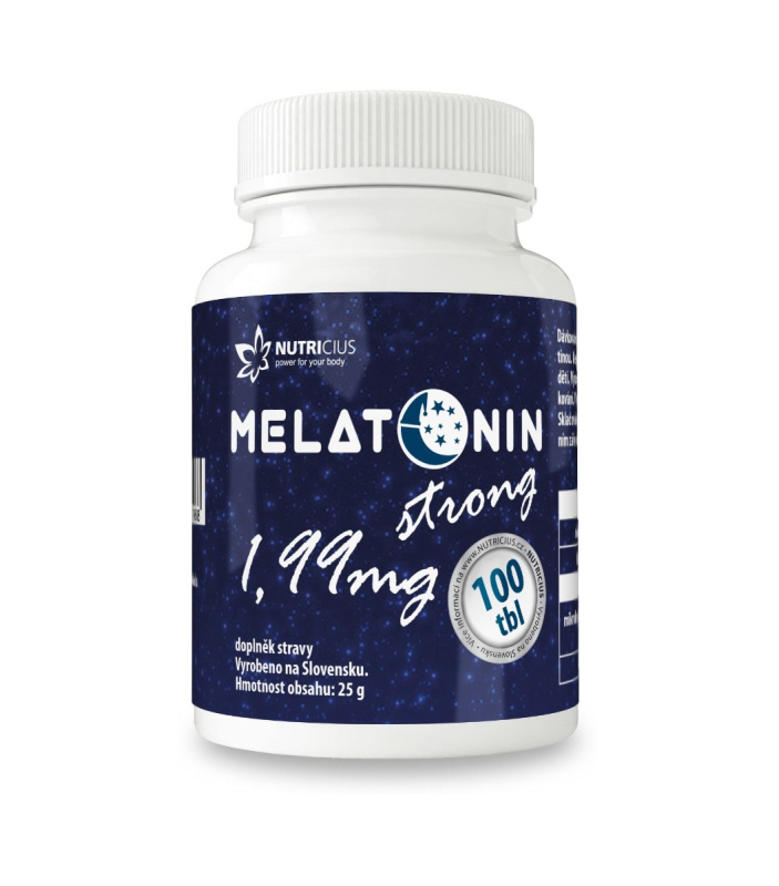 NUTRICIUS Melatonin strong 1,99 mg 100 tablet