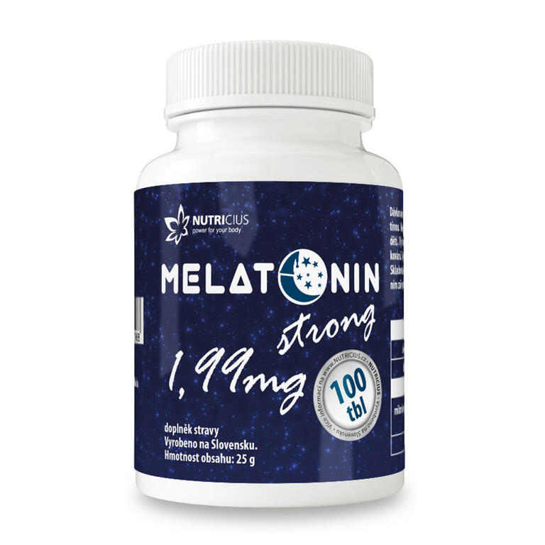 NUTRICIUS Melatonin strong 1,99 mg 100 tablet