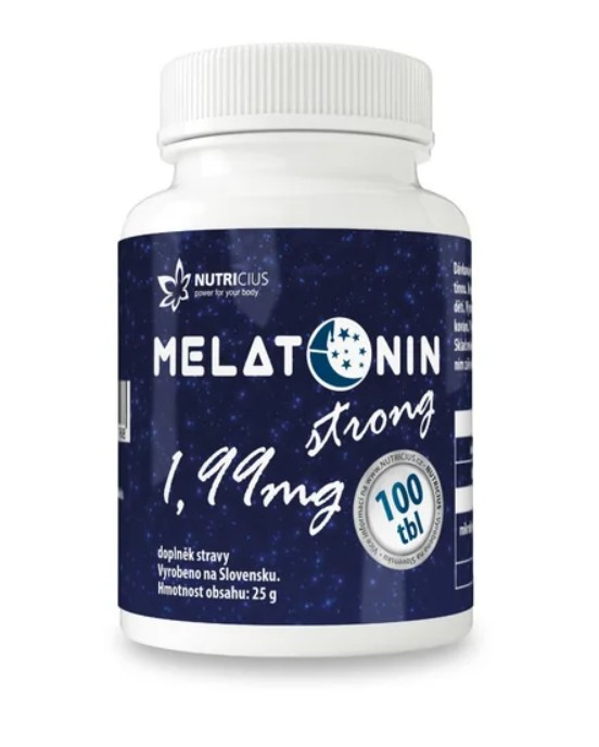 NUTRICIUS Melatonin strong 1,99 mg 100 tablet