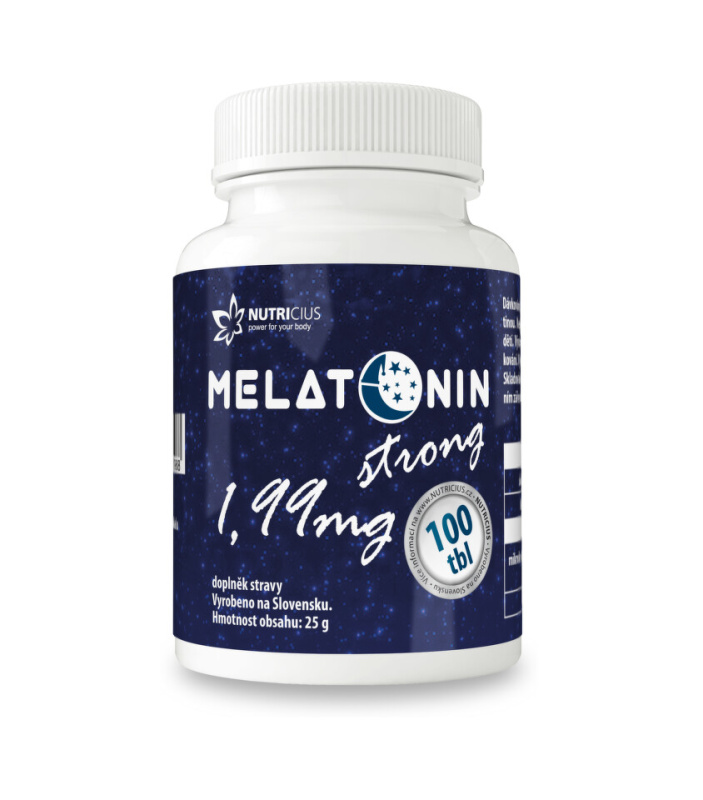 NUTRICIUS Melatonin strong 1,99 mg 100 tablet