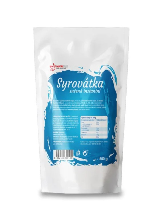 NUTRICIUS Syrovátka sušená instantní nápoj 500 g