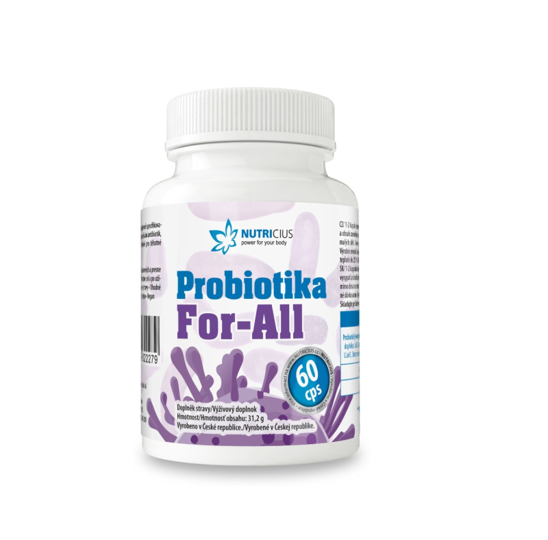 NUTRICIUS Probiotika for-all 60 kapslí