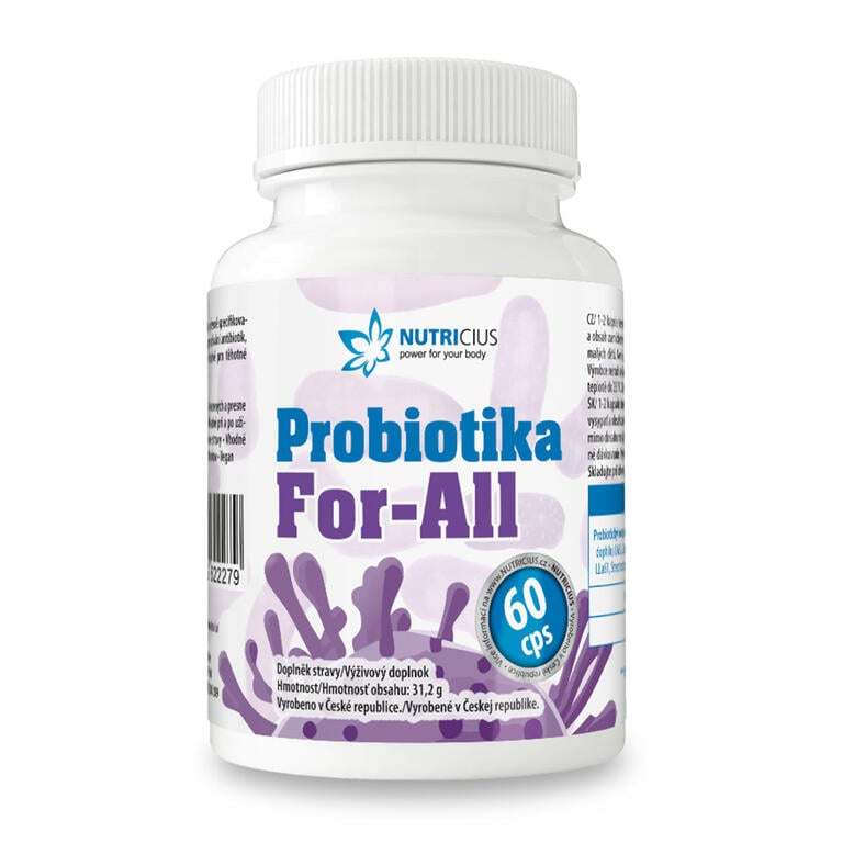 NUTRICIUS Probiotika for-all 60 kapslí
