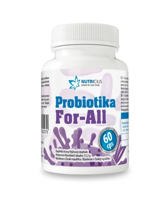 NUTRICIUS Probiotika for-all 60 kapslí