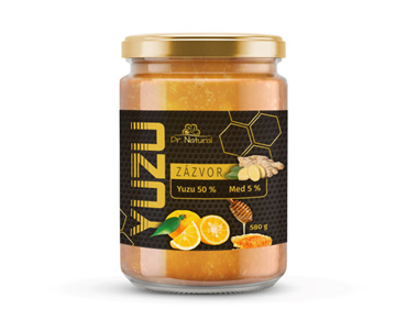 Dr. Natural Yuzu + Med + Zázvor 1000 g