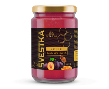 Dr. Natural Švestka + Med natural 1000 g