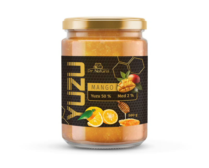 Dr.Natural YUZU + Med + Mango Tea 580g