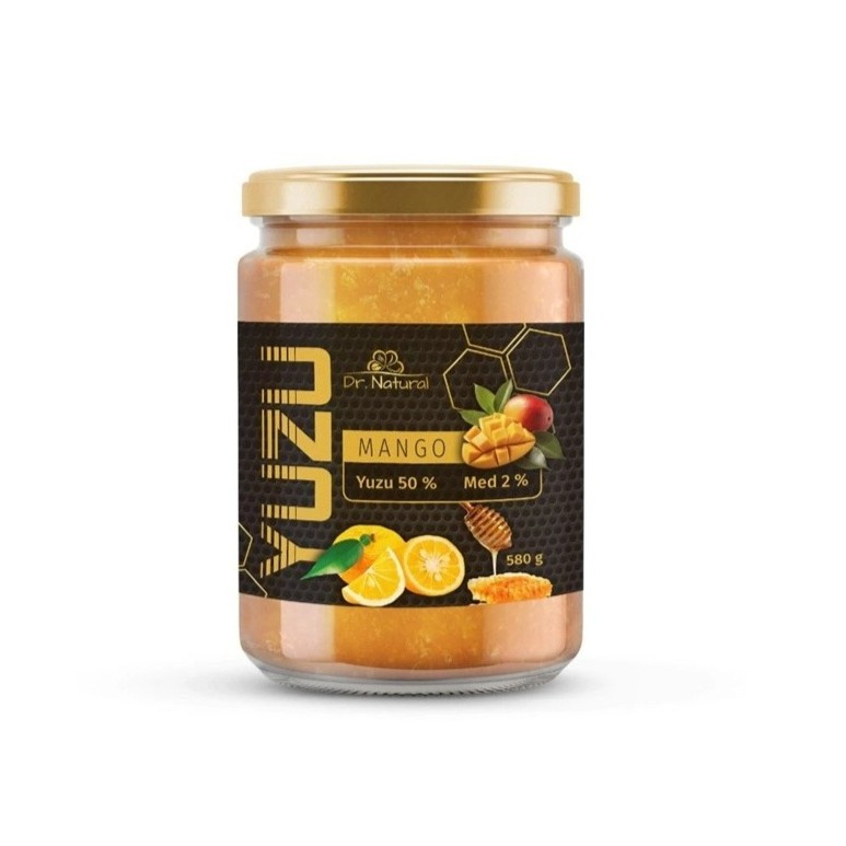 Dr.Natural YUZU + Med + Mango Tea 580g