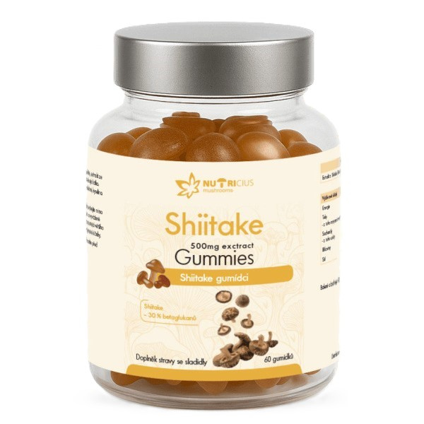 Shiitake 500mg gummies 60ks
