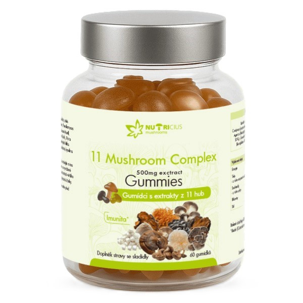 11 Mushroom Complex 500mg gummies 60ks