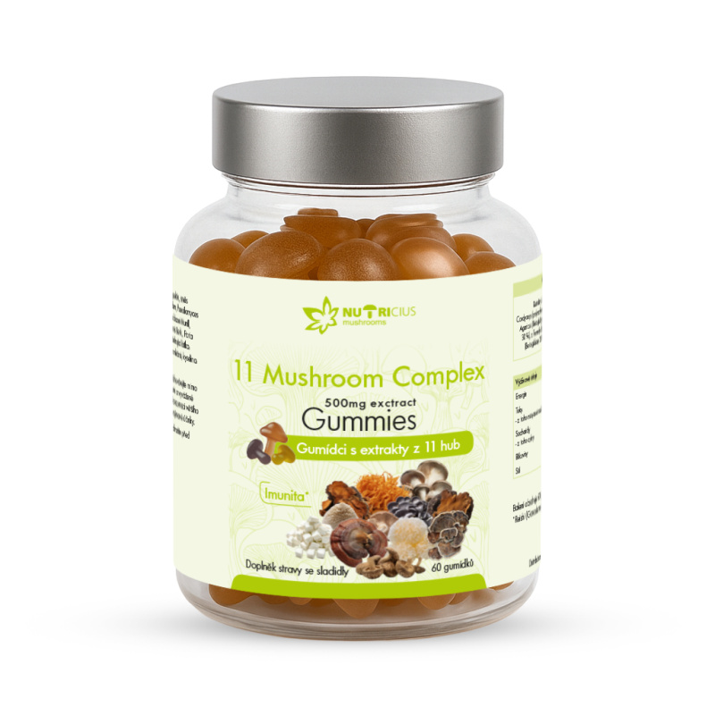 11 Mushroom Complex 500mg gummies 60ks