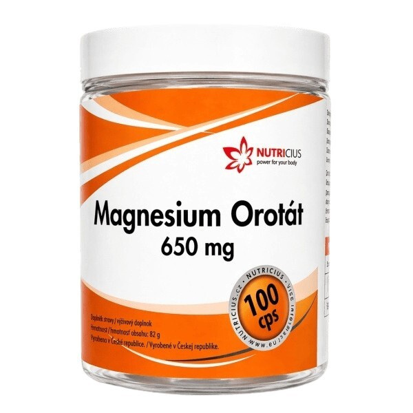 Magnesium Orotát 650mg cps.100