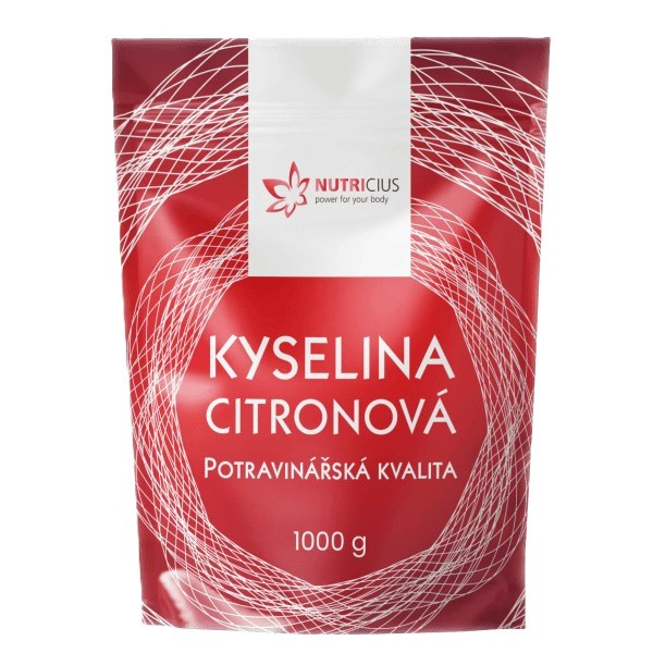 Kyselina citronová potravinářská kvalita 1000g