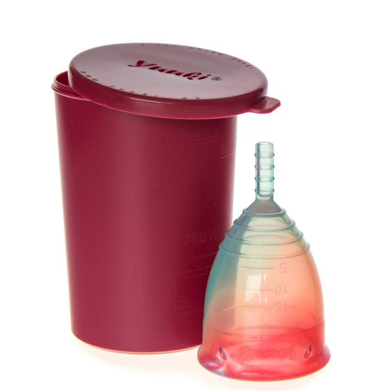 Yuuki Menstruační kalíšek RAINBOW Jolly SOFT Velikost: větší (vhodný pro ženy po porodu)