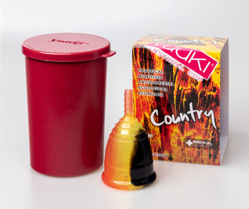 Yuuki Menstruační kalíšek COUNTRY Mond Velikost: menší (vhodný pro ženy před porodem)