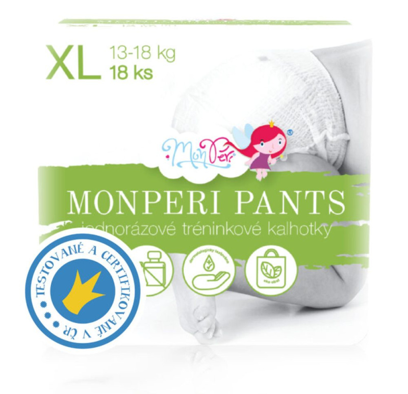 MonPeri Pants XL 13-18 kg plenkové kalhotky 18 ks