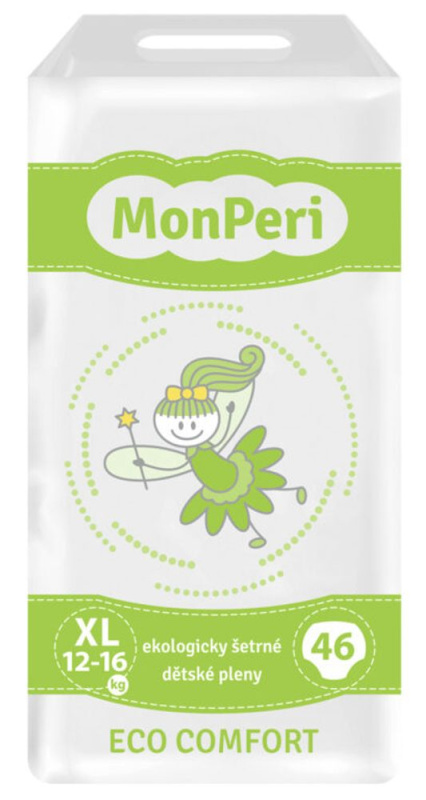MonPeri ECO Comfort XL 12-16 kg dětské pleny 46 ks