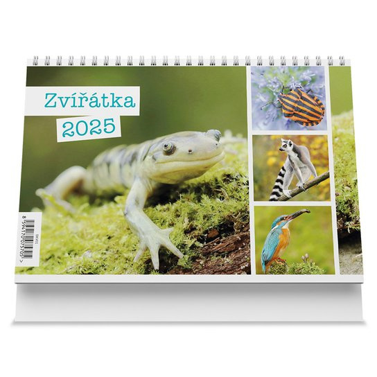 Zvířátka 2025 - stolní kalendář -  Autor Neuveden