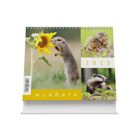 Mláďata 2025 - stolní kalendář -  Autor Neuveden