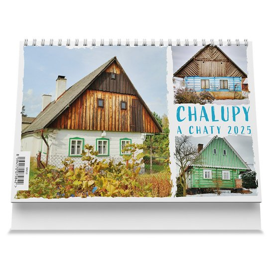 Chaty a chalupy 2025 - stolní kalendář -  Autor Neuveden