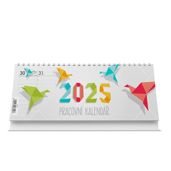 Pracovní kalendář 2025 - stolní kalendář -  Autor Neuveden