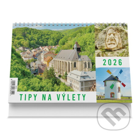 Tipy na výlety 2026 - stolní kalendář