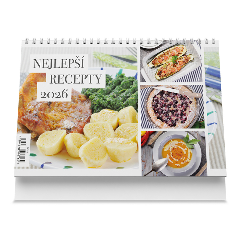 Stolní kalendář Nejlepší recepty 2026