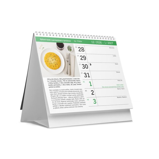 Vaše oblíbené recepty 2027 - Stolní kalendář -  Autor Neuveden