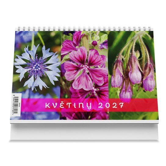 Květiny 2027 - Stolní kalendář -  Autor Neuveden