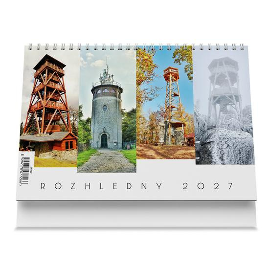 Rozhledny 2027 - Stolní kalendář -  Autor Neuveden