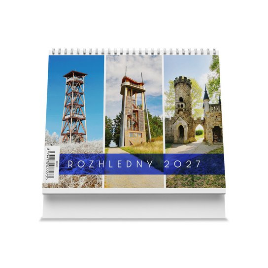 Rozhledny 2027 - Stolní kalendář -  Autor Neuveden
