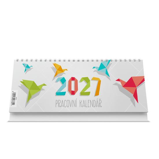 Pracovní kalendář 2027 - stolní kalendář -  Autor Neuveden