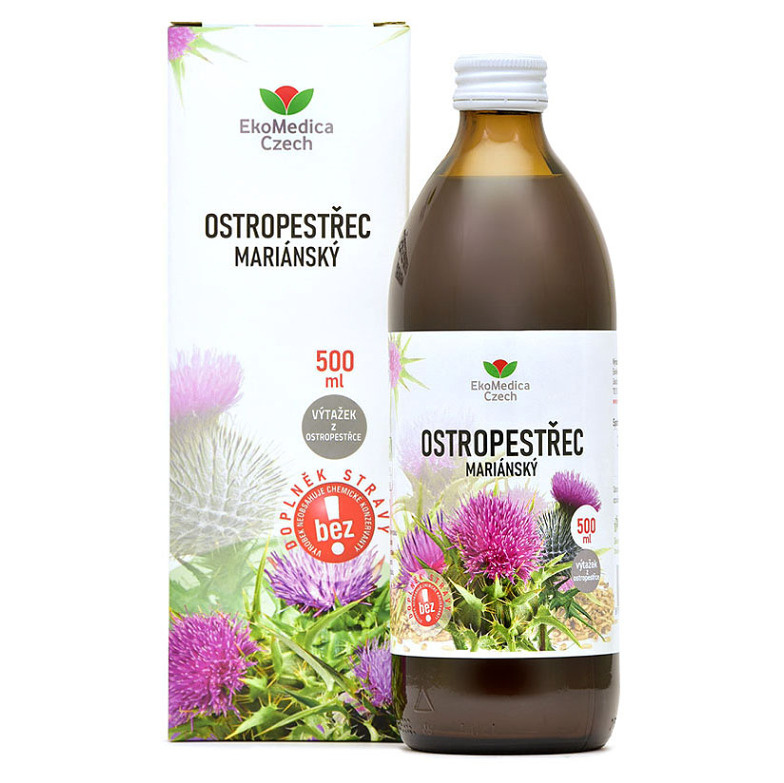 EKOMEDICA Ostropestřec mariánský 500 ml