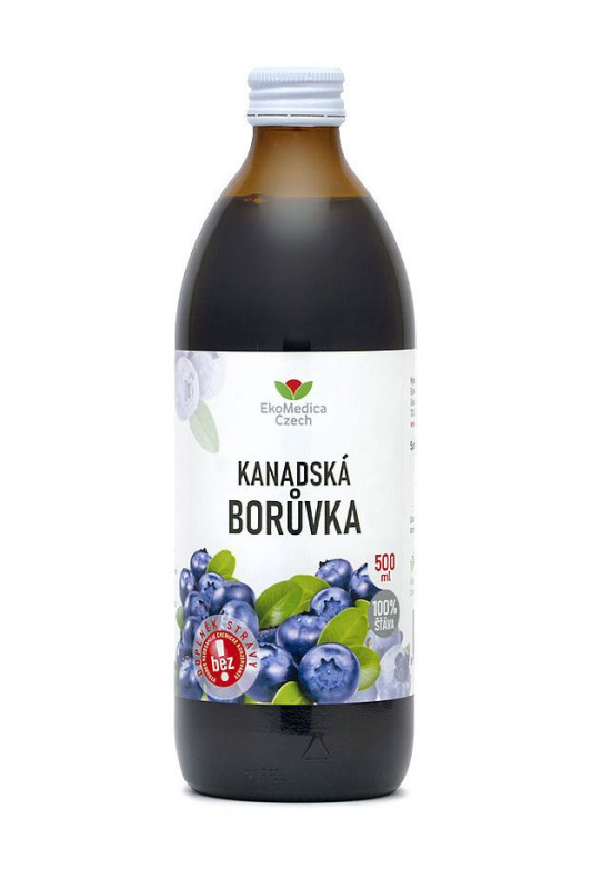 EKOMEDICA Kanadská borůvka 500 ml
