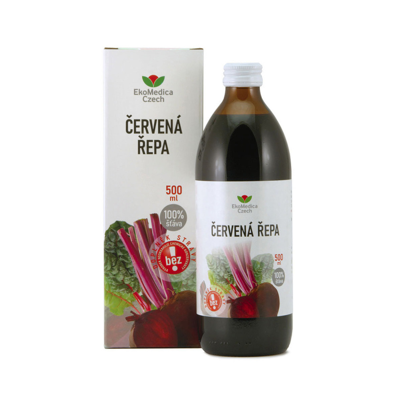 EKOMEDICA Červená řepa 500 ml