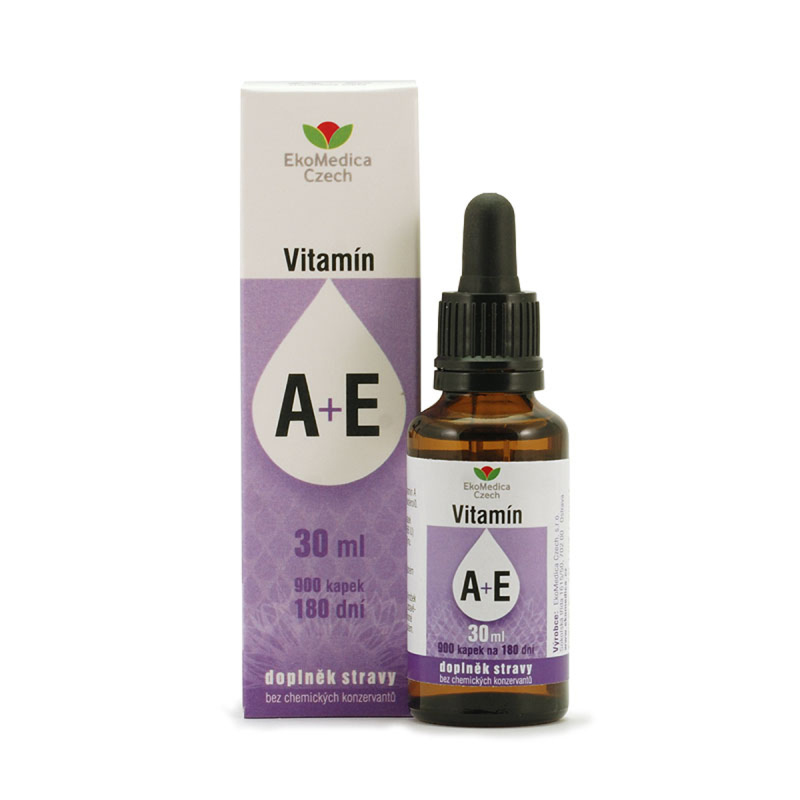 EKOMEDICA Vitamín A + E kapky 30 ml