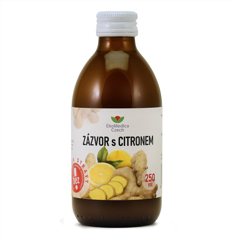 EKOMEDICA Zázvor s citronem 250 ml